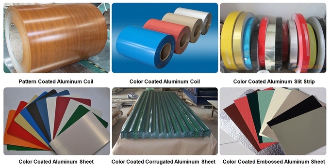 Wooden Pattern Designed PPAL Color Coated Aluminum Coil Pre-Painted Aluminium For Roofing And Wall 1